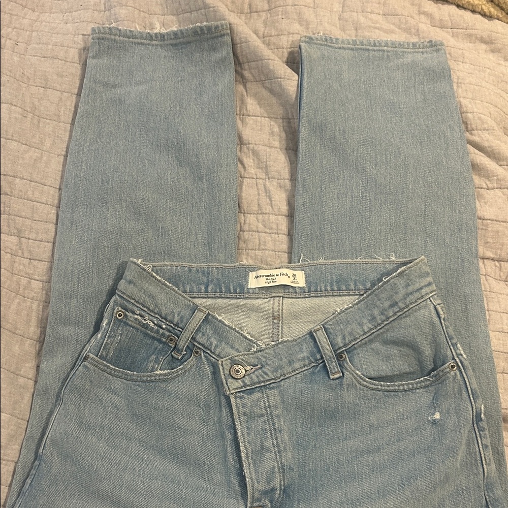 Abercrombie & Fitch Sky Blue Straight Leg Jeans